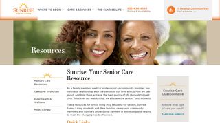 
                            2. Resident Resources | Sunrise Senior Living