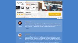 
                            3. Resident Reviews of Academy Lincoln - Modern Message