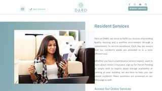 
                            5. Resident Services - DARO Apartments