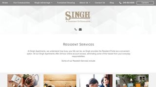 
                            4. Resident Services | Singh Apartments