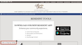 
                            8. Resident Tools - Arcadia Park Apts