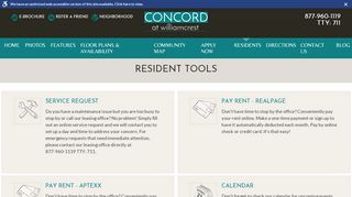 
                            6. Resident Tools - Concord at Williamcrest