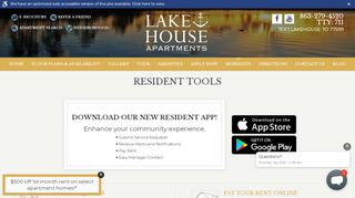 
                            3. Resident Tools - Lake House