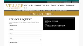 
                            6. Resident Tools - Village at Vanderbilt