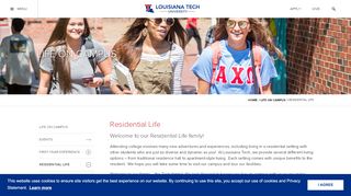 
                            8. Residential Life - Louisiana Tech University Division of Student Affairs