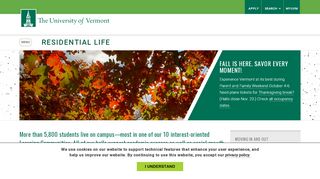 
                            9. Residential Life | Residential Life | The University of Vermont