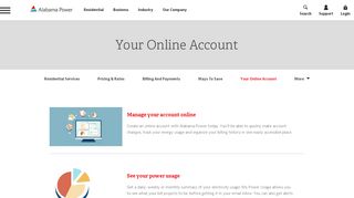 
                            1. Residential - Your Online Account | Alabama Power