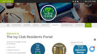 
                            5. Residents Portal - The Ivy Club