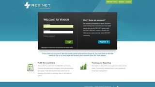 
                            5. RES.NET | Vendor Portal | Login