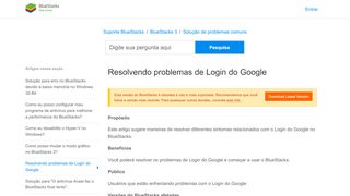 
                            7. Resolvendo problemas de Login do Google – Suporte BlueStacks