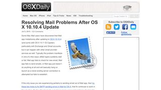 
                            4. Resolving Mail Problems After OS X 10.10.4 Update