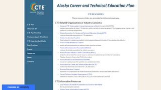 
                            9. Resources - Alaska CTE Plan