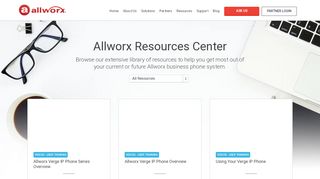 
                            2. Resources | Allworx