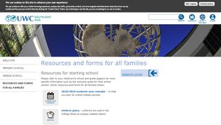 
                            7. Resources and forms for all families | UWCSEA | International school ...