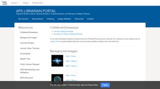 
                            5. Resources - APS Librarian Portal - American Physical Society