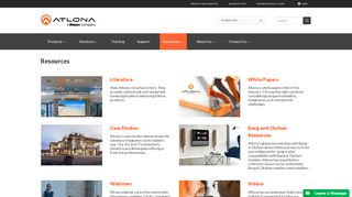 
                            8. Resources - Atlona® AV Solutions - Commercial & Residential