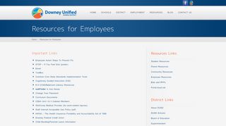 
                            3. Resources for Employees - Downey Unified School District