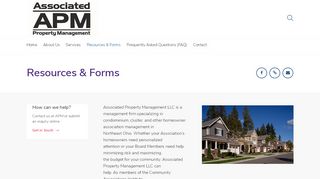 
                            3. Resources & Forms - Associated Property Management