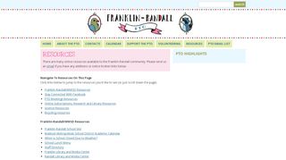 
                            7. Resources - Franklin-Randall PTO