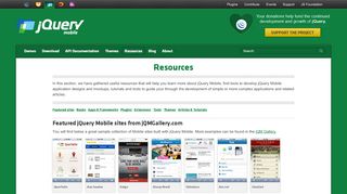 
                            3. Resources | jQuery Mobile