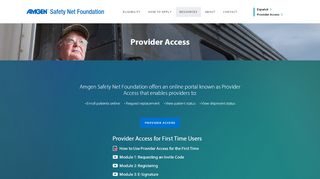 
                            7. Resources | Provider Access | Amgen Safety Net Foundation