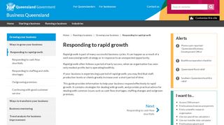
                            4. Responding to rapid growth | Business Queensland
