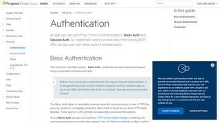 
                            1. REST API Authentication Guide - Kinvey DevCenter