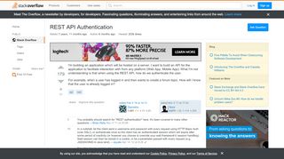 
                            4. REST API Authentication - Stack Overflow