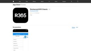 
                            4. Restaurant365 Classic on the App Store