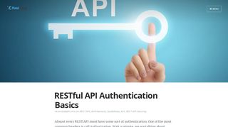 
                            3. RESTful API Authentication Basics - blog.restcase.com