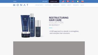 
                            3. Restructuring Hair Care Collection – MONAT …