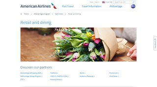 
                            3. Retail and dining − AAdvantage program − American Airlines