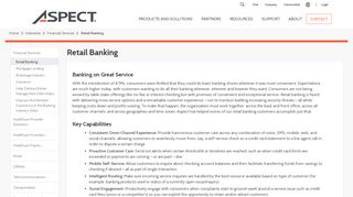 
                            4. Retail Banking | Aspect