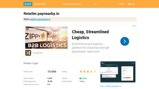 
                            5. Retailer.paynearby.in: Retailer Login - Easy Counter