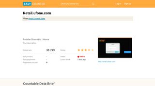 
                            7. Retail.ufone.com: Retailer Biometric | Home