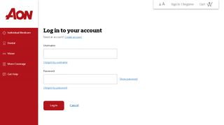 
                            8. Retiree Exchange Login | Aon Retiree Health Exchange