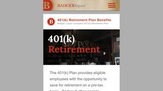
                            4. Retirement - Benefits