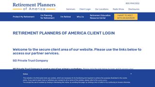 
                            4. RETIREMENT PLANNERS OF AMERICA CLIENT LOGIN