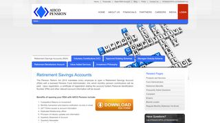 
                            3. Retirement Savings Accounts - AIICO Pension