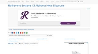 
                            8. Retirement Systems Of Alabama Hotel Discounts