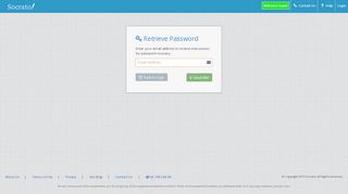 
                            2. Retrieve Password - Socrato