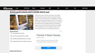 
                            10. Retrieving Documents Sent to Kindle With E-mail | Chron.com