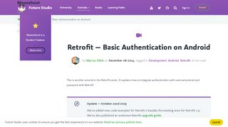 
                            8. Retrofit — Basic Authentication on Android - Future Stud