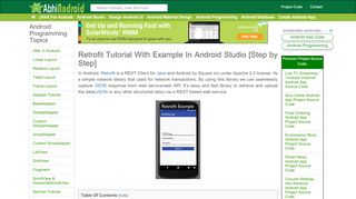 
                            4. Retrofit Tutorial With Example In Android Studio [Step by ...