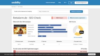 
                            9. rettalarm.de | SEO Bewertung | Seobility.net