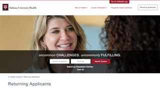 
                            9. Returning Applicants | IU Health Careers