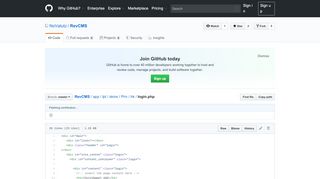 
                            4. RevCMS/login.php at master · NoVatutz/RevCMS · GitHub