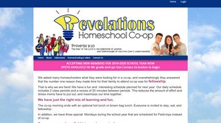 
                            4. Revelations Homeschool Co-op - Homeschool-Life.com