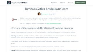 
                            9. Review: 2Gether Breakdown Cover - Bought By Many