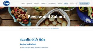 
                            3. Review and Submit - The Kroger Co.